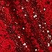 Glitz Sequin & Mesh Red, Fabric by the Yard