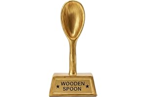 6 Inch Cook Off Trophy Wooden Spoon Award - Funny Cookie Trophy for Bake-Off,Last Place,Game Night,Chili & Salsa Competitions