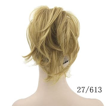 Amazon Com High Temperature Curly Hair Piece Blonde Claw