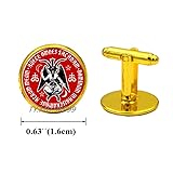 Yao0dianxku Glass Cuff Links Cufflinks Charming