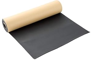NATGAI Sponge Neoprene with Adhesive Foam Rubber Sheet 1/8” Thick X 12” Wide X 48” Long, Cut to Multiple Dimensions and Lengths - DIY, Gaskets, Cosplay, Costume, Crafts
