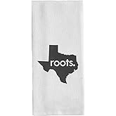 HomeTow Tablecloth Texas Roots Hand Bathroom Towels Dish Towels Washcloths Dish Cloth Geeky Nerdy Gift Decoratives 14x 30 Inch(35x75cm) Color:Texas Roots