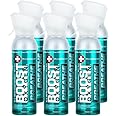 Boost Oxygen Medium Breathe Menthol-Eucalyptus Aroma 5 Liter Canister | All-Natural Resiratory Support for Aerobic Recovery, Altitude, Performance and Health (6 Pack)