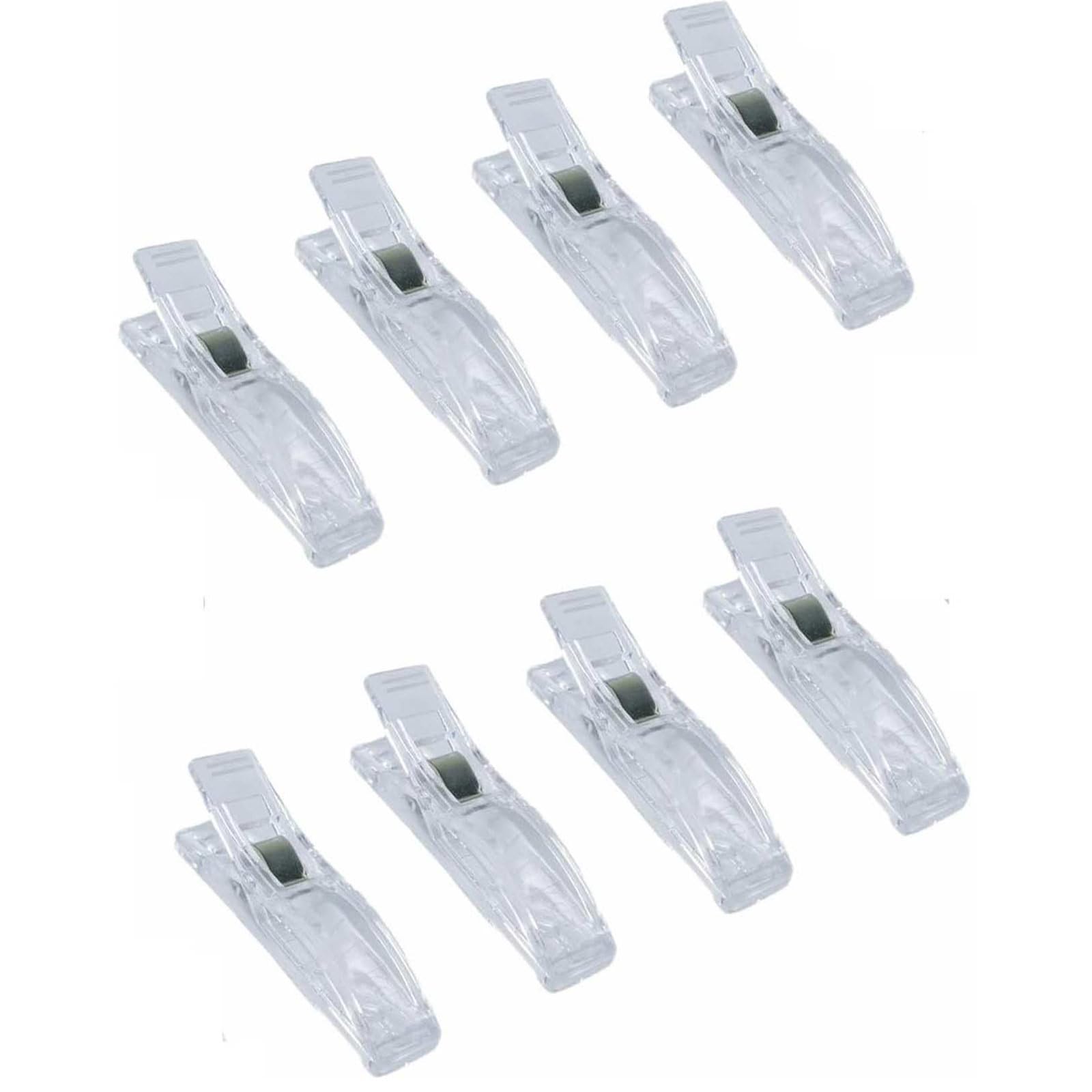 8 Clips for Pleated Paper Blinds Shades, Clear Plastic Blinds Clips for Window Temporary Window Blinds Shades Clips that hold Curtains