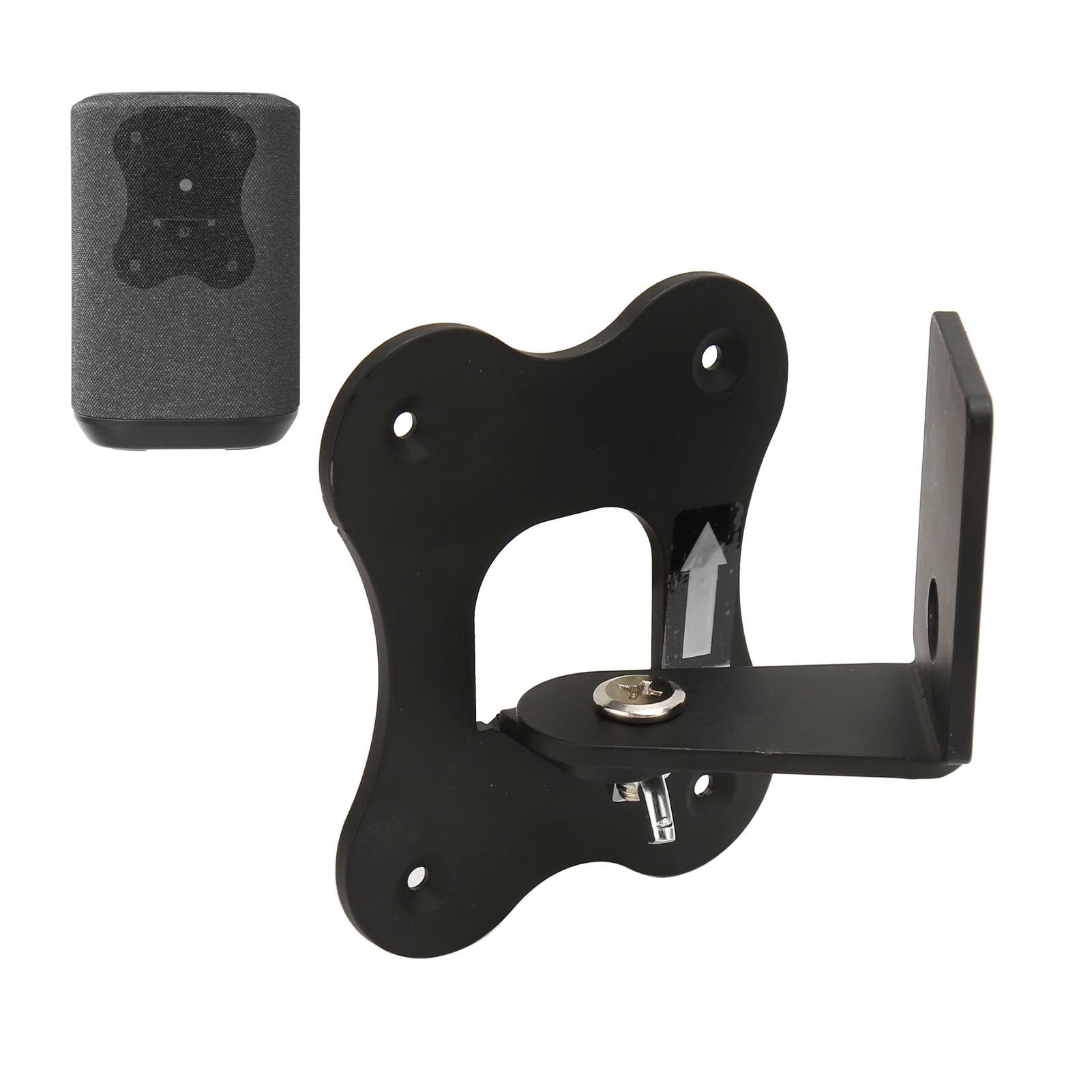 Plyisty Metal Speaker Wall Mount Bracket, Adjustable Angle Wall Mounted Bracket For HOME 150 Wireless Speakers, With Rotating Function, For Space Saving