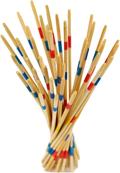 Storm&Lighthouse 41 Pieces Mikado Sticks Game with Travel Bag