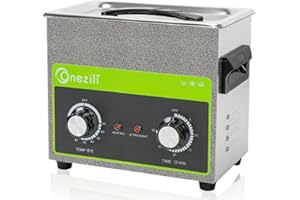 ONEZILI Ultrasonic Cleaner 3L, Ultrasonic Cleaning Machine with Industrial Transducers, 120W Timer Ultrasound Cleaner Machine for Parts Jewelry Glasses