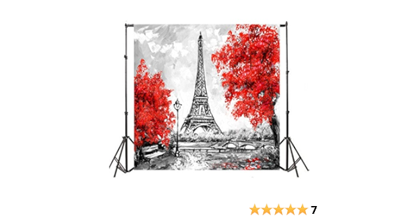 Amazon Com Yeele 5x5ft Watercolor Paris Eiffel Tower Photography Backdrop Vinyl Pastel Watercolor Painting Hand Drawn Photo Background Adult Baby Home Party Portrait Decorate Photo Booth Shoot Studio Props Electronics