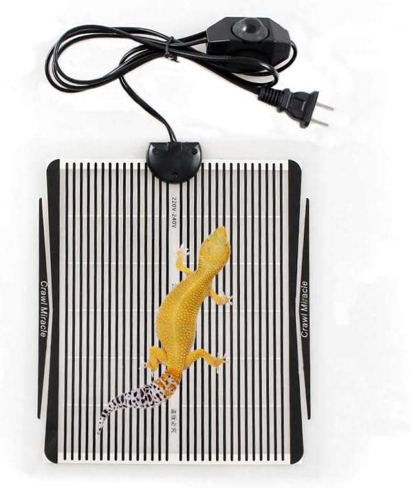 MYCreator Reptile Heating Pad, 220V 5W Rapid Heating Under Tank Heat Mat Warmer Mat Terrarium
