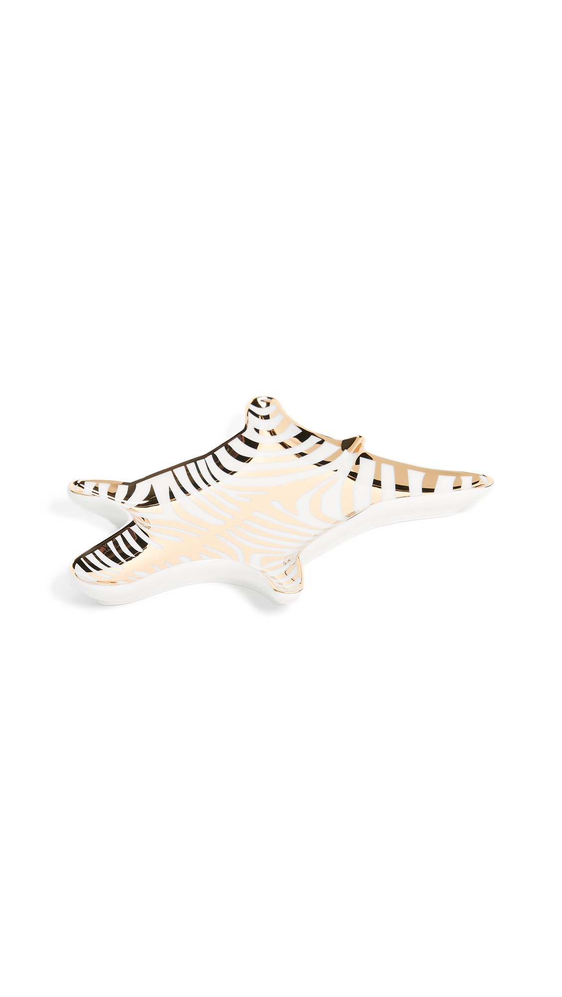 Jonathan Adler Metallic Zebra Dish, Gold