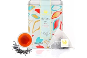 GOLD-CASI Oolong Tea Bags, Baiye Premium Chinese Tea Bags, Premium Organic Oolong Tea, Unsweetened Healthy Tea bag - 20 Tea bags