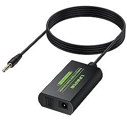 LiNKFOR 3.5mm to SPDIF Converter Analog to Digital
