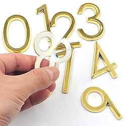 Pack of 20, Self Adhesive Golden Waterproof Mailbox