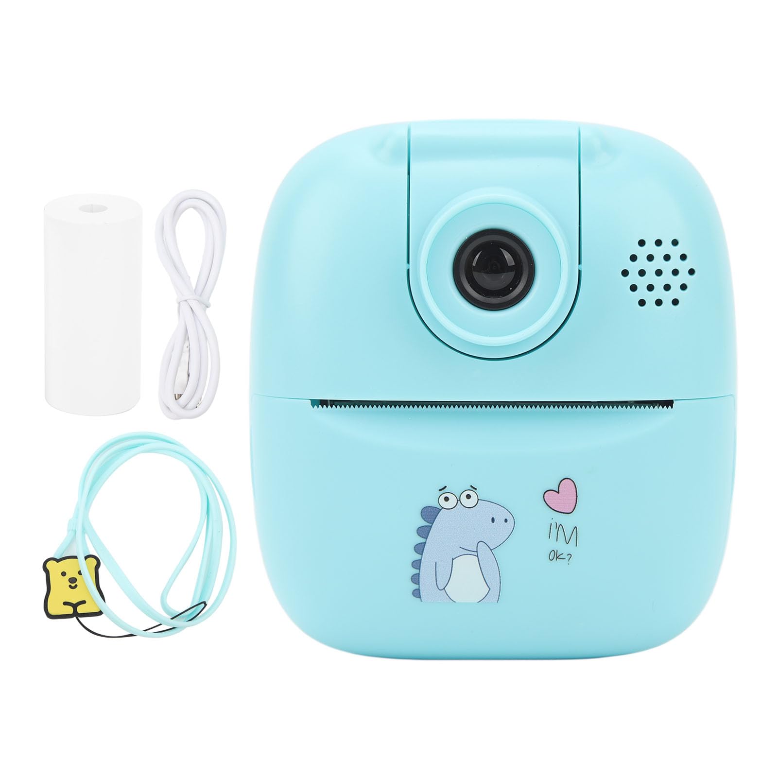 2-in-1 Digital Camera with Thermal Printer 44MP Photo Camera & Portable Instant Printer, 2.0" IPS Screen, 1080P FHD Video, 57mm Print Width, Built-in 1000mAh Battery