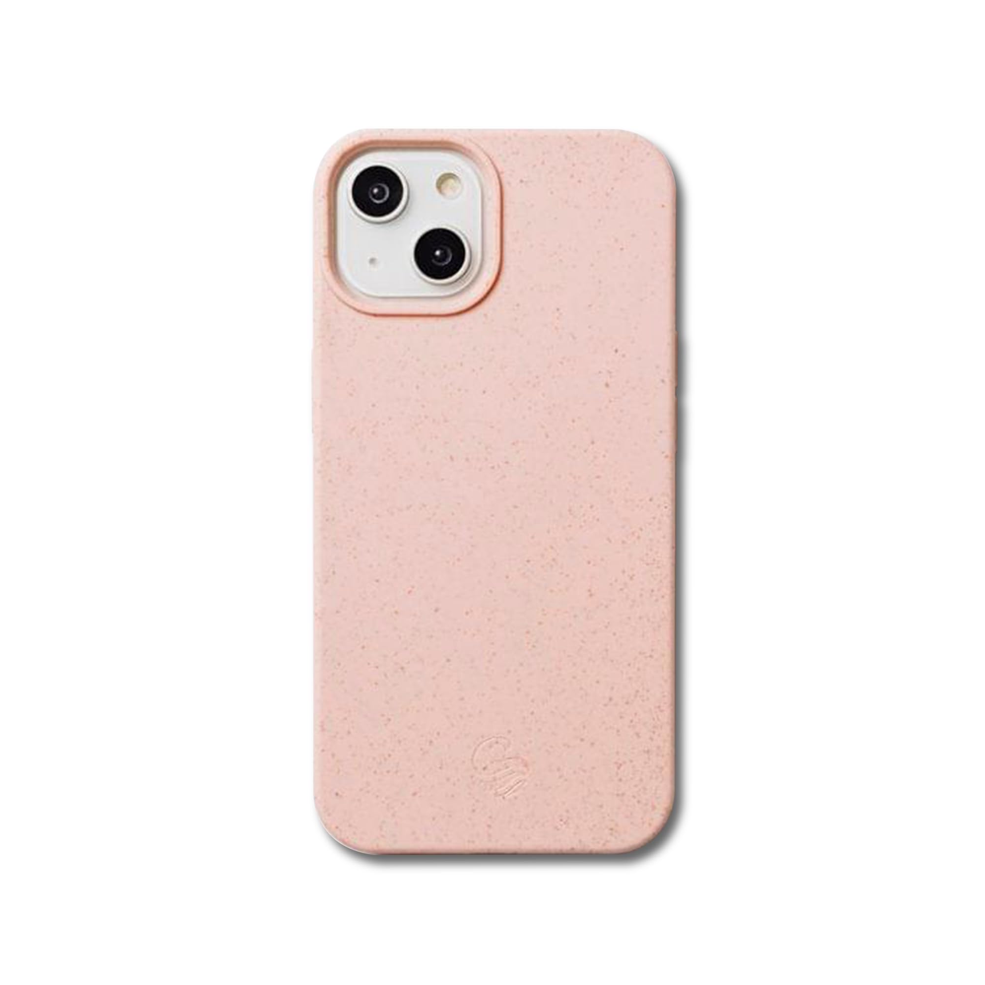 Wave Case iPhone 13 Phone Case - Eco-Friendly Wheat Straw Phone Case with Shock-Absorbing Corners | 2mm Raised Lip | Ultra-Thin Design, 360° Protection | Pink