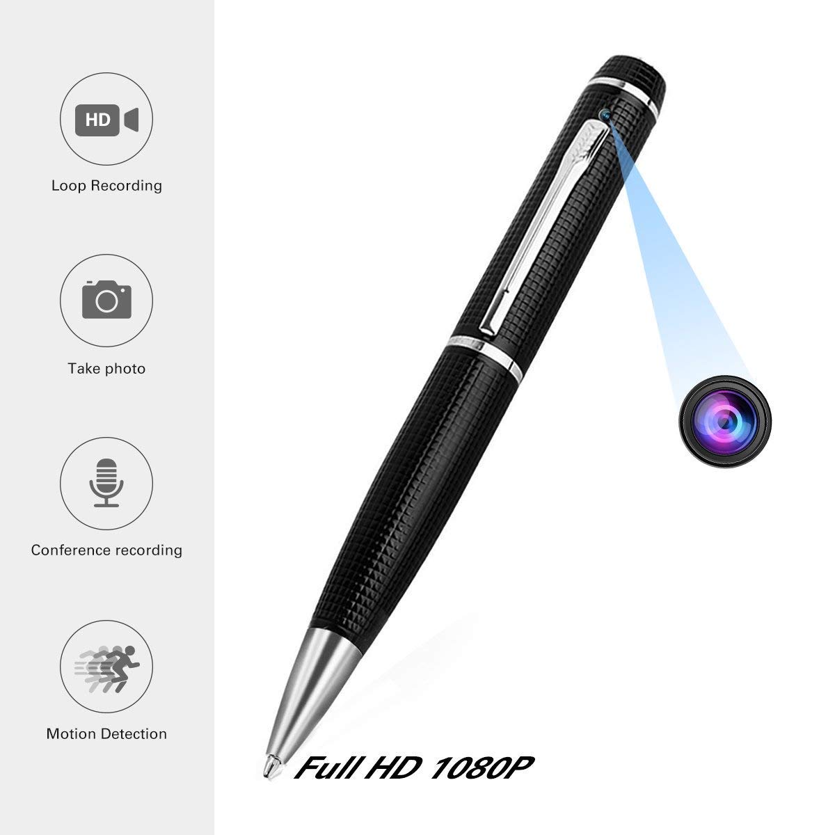 Buy Bescar Hidden Camera PenHD 1080P Spy Pen Recorder Real Video Pen
