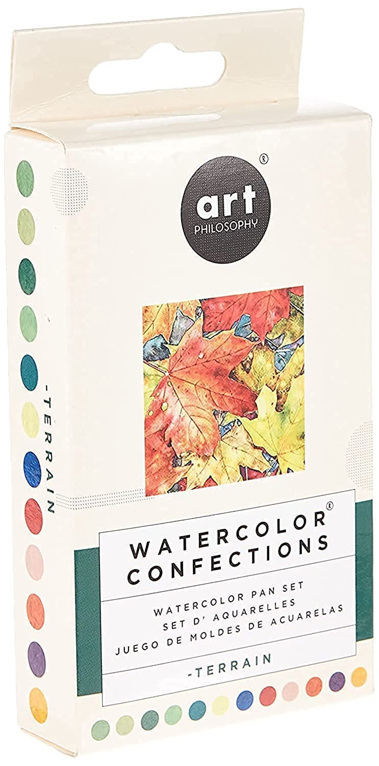 Prima Watercolor Confections Watercolor Pans 12/Pkg-Terrain