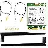 Waveshare AC8265 Wireless NIC Module for Jetson Nano Supports 2.4GHz / 5GHz Dual Band WiFi and Bluetoth 4.2