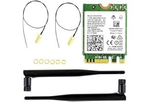 Waveshare AC8265 Wire-Less NIC Module for Jetson Nano,Compatible with Jetson Orin Nano/NX Supports 2.4GHz / 5GHz Dual Band