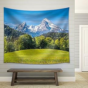 Vintage Still Life - Magnifying Glass, Pocket Watch, Old Book and Goose Quill Pen Lying on an Old Map in 1565. - Fabric Wall Tapestry Home Decor - 51x60 inches