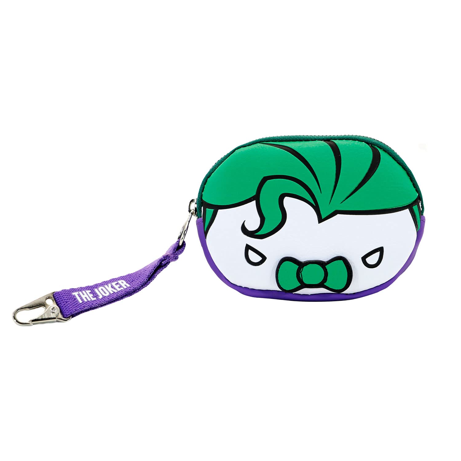 DC Comics Joker Chibi-Pill Coin Purse, Green, 12 x 8.5 cm