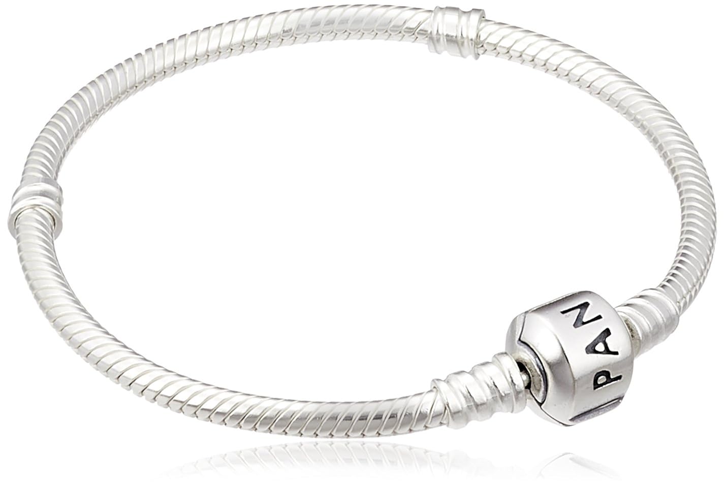Pandora Women's 925 Sterling Silver Bracelet, 17 cm Pandora Amazon.co
