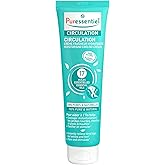 Puressentiel Circulation Moisturizing Cooling Cream - 100% Pure And Natural Oils - Alcohol Free - Supports Circulation - Provides Instant, Lasting Relief For Tired Legs, Ankles And Feet - 3.4 oz