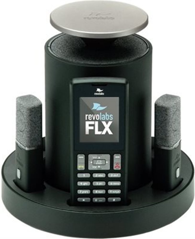 Revolabs 10-FLX2-200-DUAL-VOIP FLX 2 VoIP SIP System with Two Omnidirectional Tabletop Microphones a