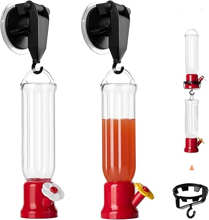 Amazon Com Orientools Hummingbird Feeder With 2 Window Mount