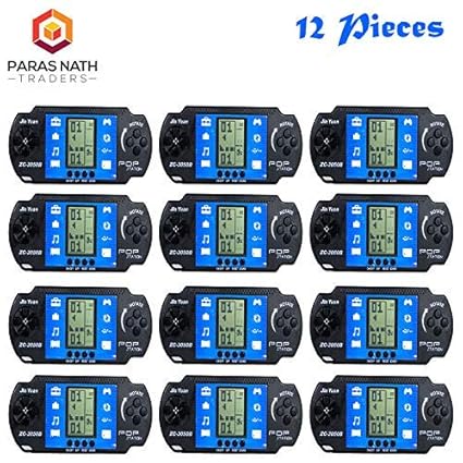 Lucid Pop Station, Collection of 9 Games with 10 Level & 10 Speed. Light, Sound, Style. for Return Gift Purpose.(Complementary Individual Gift Wrap) (Pack of 12)