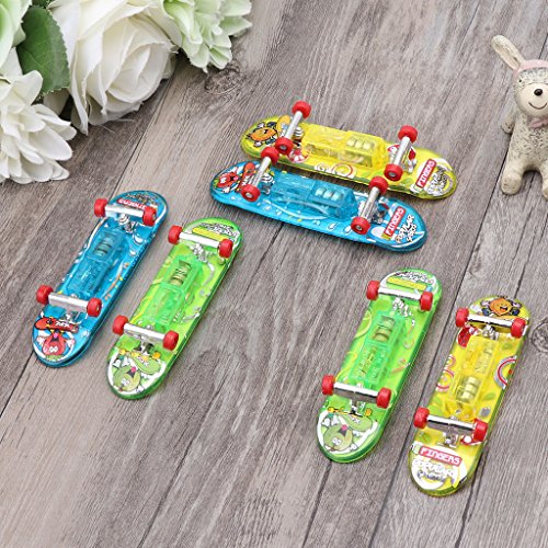 Forgun 2pcs LED Mini Skateboard Finger Board Tech Deck Kids Toy Gifts Baby Toy