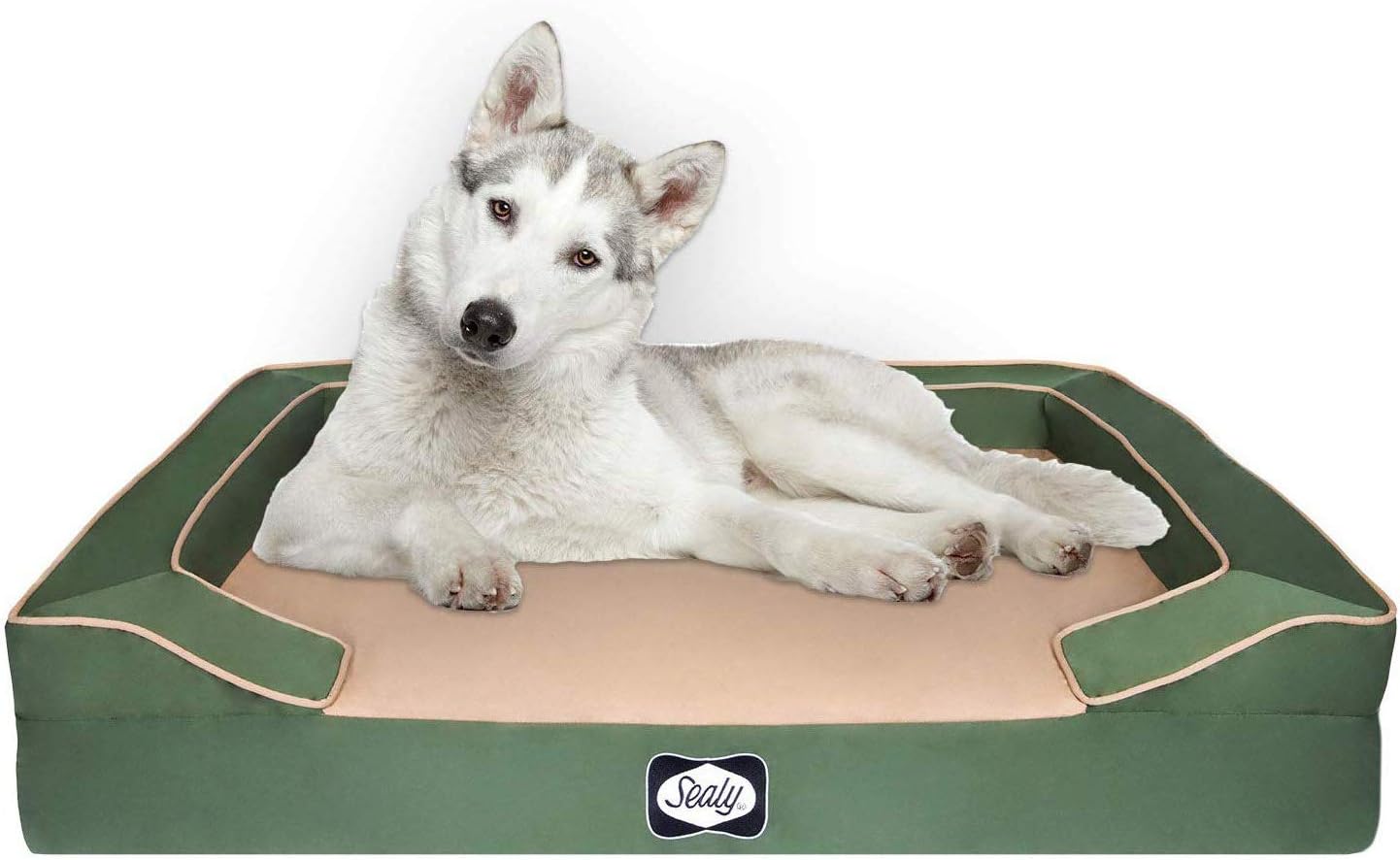 Sealy Dog Bed Lux Elite Pet Dog Bed, Quad Layer Technology