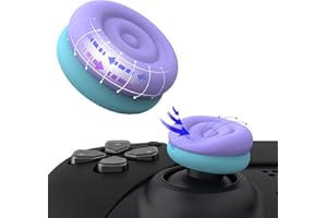 PlayVital Thumbs Cushion Caps Thumb Grips for ps5, for ps4, Thumbstick Grip Cover for Xbox Series X/S, Thumb Grip Cap for Xbo