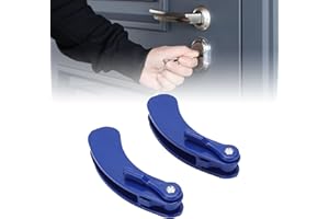 Ymiko Key Turner Aid, Key Extender Tool 2 Pack Durable Alloy Plastic Holder for Easy Unlocking Door Opener Assist for Elderly