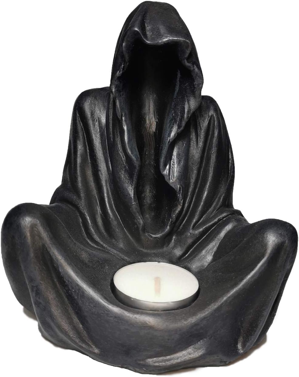 Muse Design Candle Holder Grim Reaper Gothic Decor Sculptures Statues Art Resin Decorations