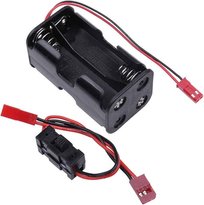 Hobbypark AA Battery Holder & On/Off Switches for RC Models