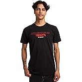 Five Nights at Freddy's Black & White Character Art Men's Black Crew Neck Short Sleeve T-Shirt