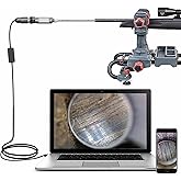 Teslong Rigid Borescope for Rifle Barrel Care, Gun Cleaning Visual Inspection Camera w/26-Inch-Long Rod -Fits .20 Caliber &Larger Hunting Shooting Firearms Bore(3 Mirrors Included)