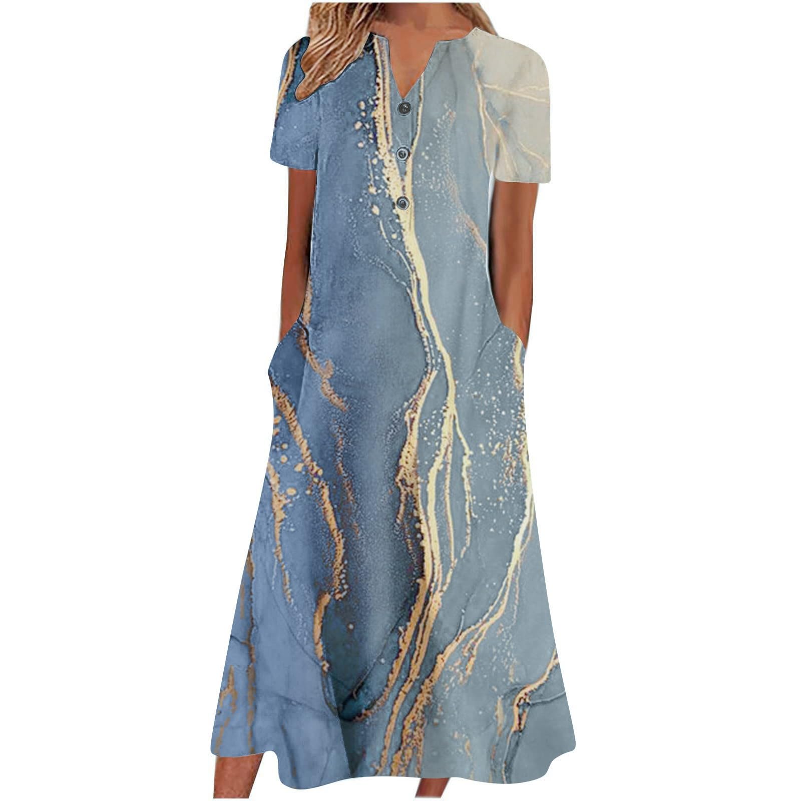 Summer Dresses for Women Women's 2024 Casual Summer