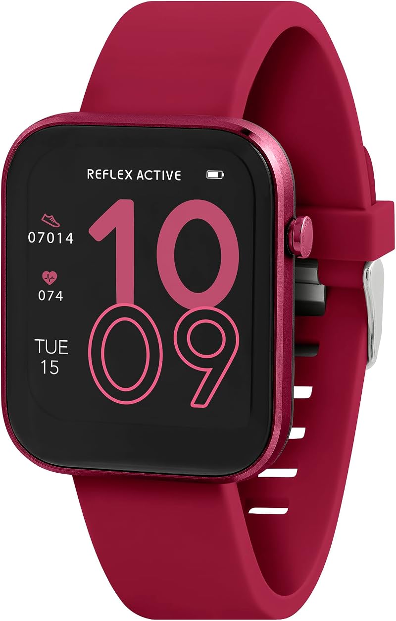 Reflex Active Series 12 Red Strap Fitness Smart Watch RA12-2158 - Heart Rate