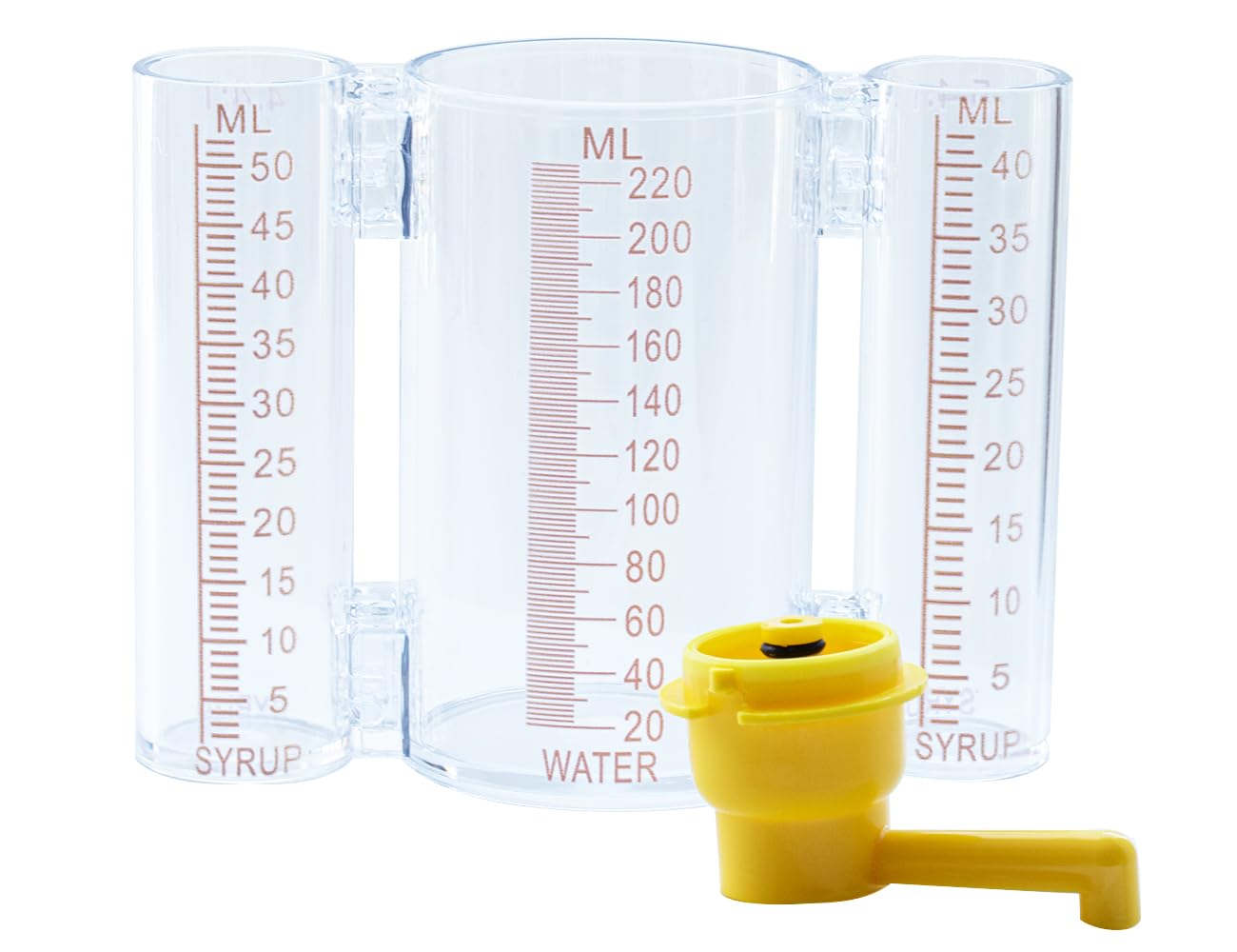 tsingseen life LEV Soda Dispenser Syrup Separator Brix Cup 4.4 TO 1，5.4 TO 1 RATIO SYRUP，Soda Valve, Brixing Seperator, Syrup, Valve, LEV, 3.0/4.5 Oz.