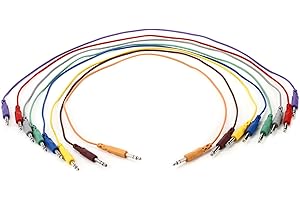 Hosa CSS-890 Balanced Patch Cables, 1/4 Inch TRS to Same, 3 Feet