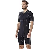 Hevto Men Wetsuit Shorty 2mm Neoprene Short Wet Suit for Surfing Diving Swimming Snorkeling Paddle Boarding