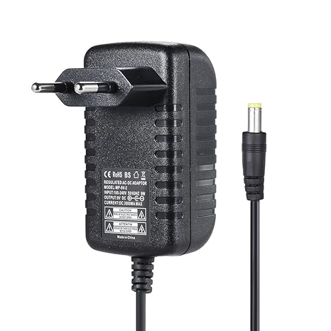 ammoon 9V 2A Netzteil-Adapter-Konverter für Gitarre Bass Effect 100 ~ 240V Eingang EU-Stecker