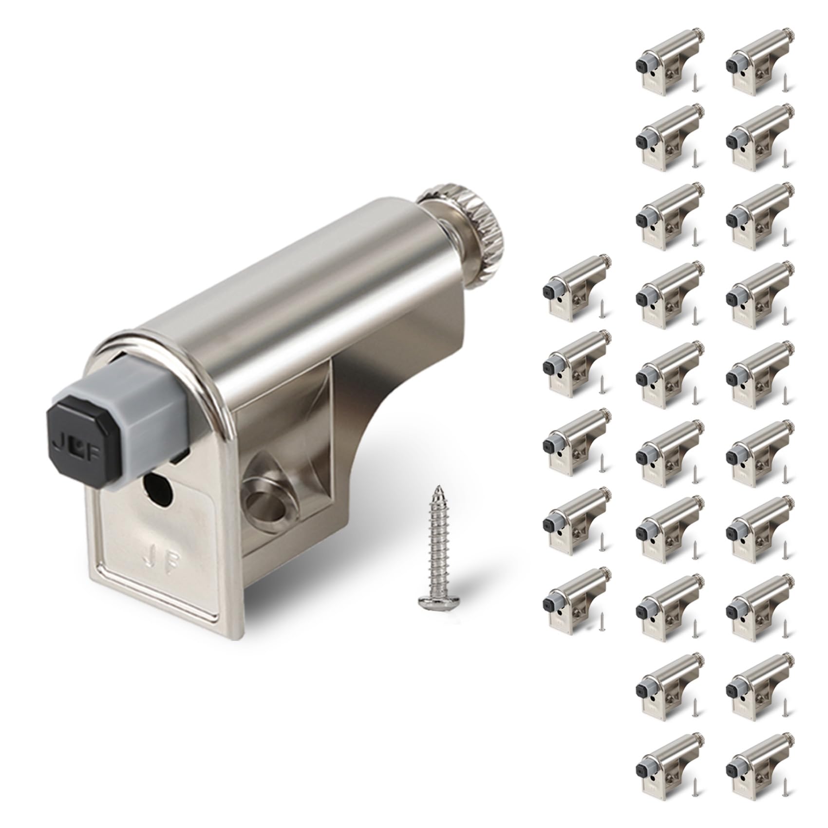 Photo 1 of 25 Pcs Soft Close Cabinet Door Damper, Soft Close Dampers for Cabinet Doors/Wardrobe/Kitchen/Bookcases, Hydraulic Cabinet Buffer Damper, Silent Door Closing, with self-Closing Mechanism