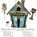 Mood Lab Fairy Garden House Miniature Believe Set of 4 pcs, Hand Painted Figurines & Accessories, Kit for Outdoor or Indoor Decor