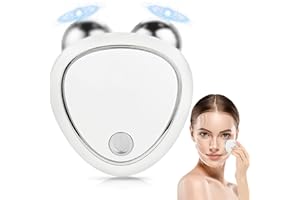 CCDobbs Microcurrent Facial Device, Mini Microcurrent Face Lift Device, Face Lift Toning/Sculpting/Firming Tool, Anti-Ageing, Skin Tightening and Rejuvenation