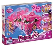 Disney Princess Puzzle up - Double Sided Puzzle & Build Princess Jewerly Box
