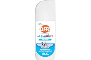 OFF! Insect Repellent Spritz for Adults & Kids, Fragrance-Free Bug Spray for Everyday Protection from Mosquitoes and Ticks, 4 oz