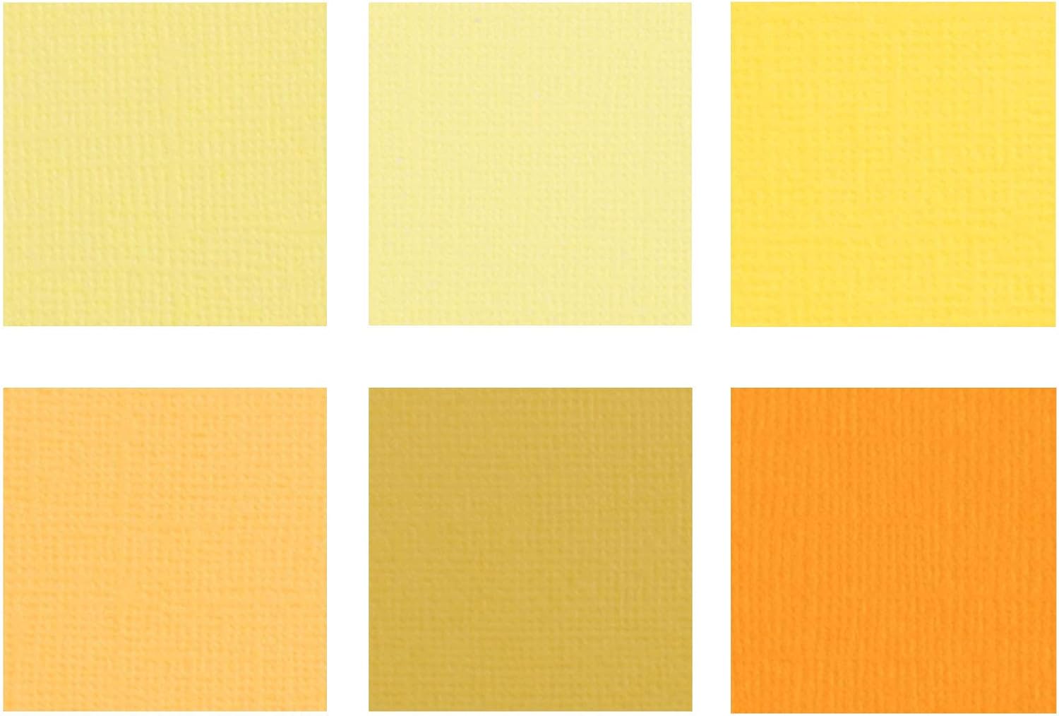 Vaessen Creative Florence Cardstock Textured - Coloured Card Making Supplies 12 x 12 inch - Yellow - 24 Sheets - Image 3